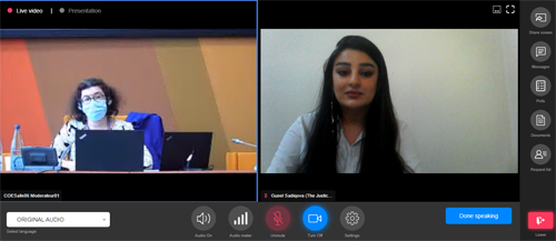  “Qadınların Ədalət Mühakiməsinə Çatımlılığı” Üzrə HELP Kursunun Regional  Qiymətləndirmə Görüşü Keçirilmişdir